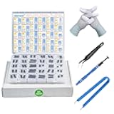 IC Kit Integrated Circuit Pro Edition 64-in-1 Electronic Component IC : Logic Gates Chip 74HCxx+CD40xx, 555Timers, LM358 op amp, ULN2003 Transistors,Amplifier IC LM386! ESD Package&MultiKit