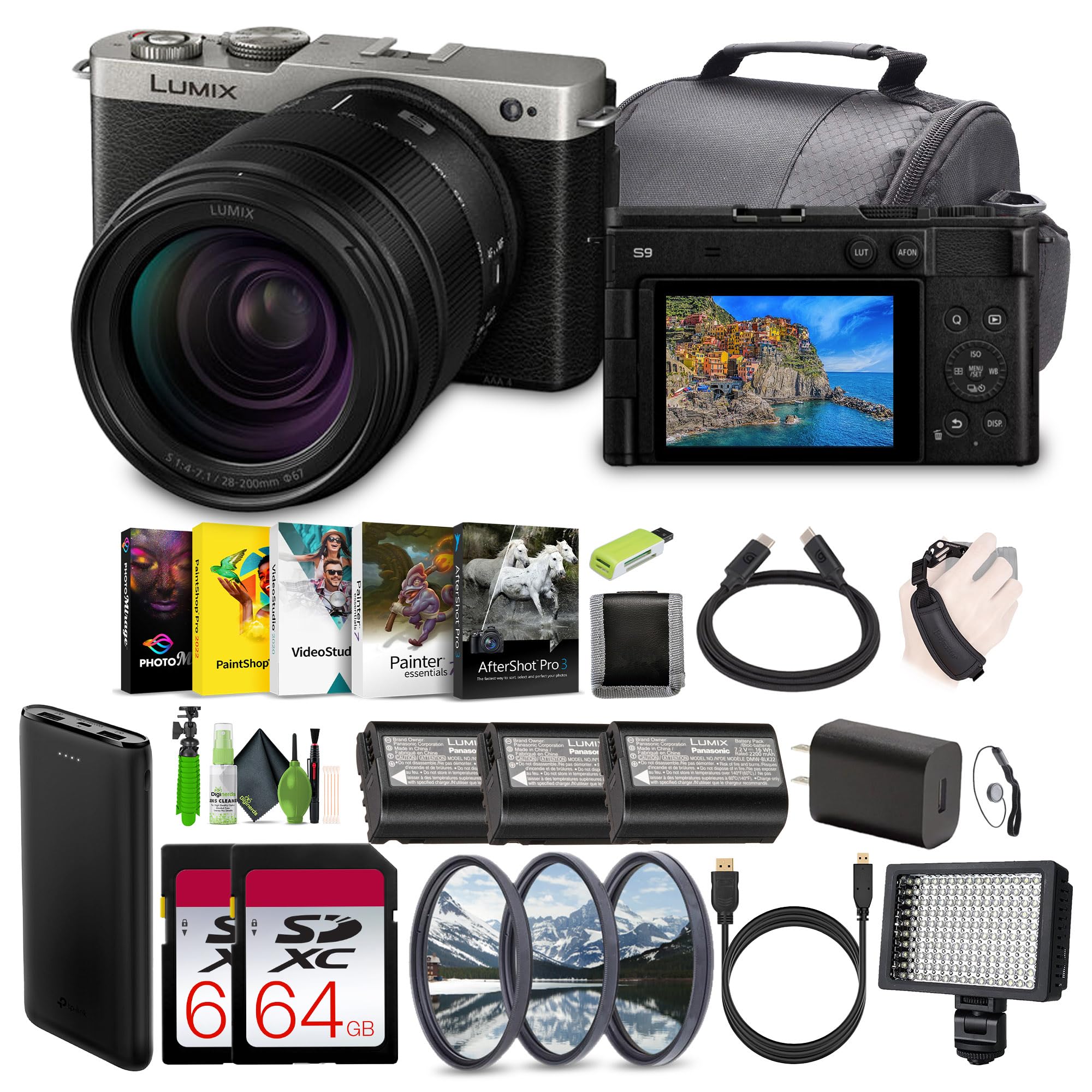 Amazon.com : Panasonic LUMIX S9 Mirrorless Full Frame Compact