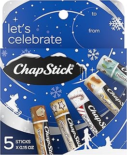 ChapStick Holiday Collection Holiday Lip Balm Variety Gift Box - 0.15 Oz (Pack of 5)