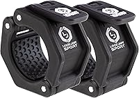 Vista 18 de Lock-Jaw Sport Collar de Barra Olímpica para Pesas - Abrazadera de Barra de Liberación Rápida (Naranja)