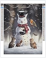 Vista 7 de Kits de pintura de diamantes para adultos, bricolaje 5D para el día de Navidad, kit de pintura de diamantes para el día de Navidad, arte