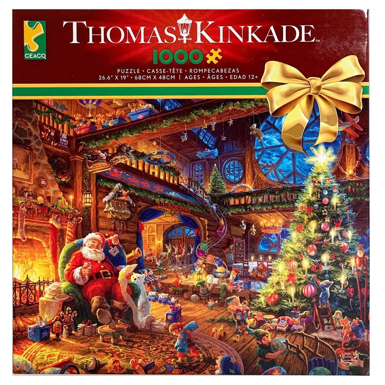 Amazon.co.jp: Ceaco Thomas Kinkade サンタのワークショップ