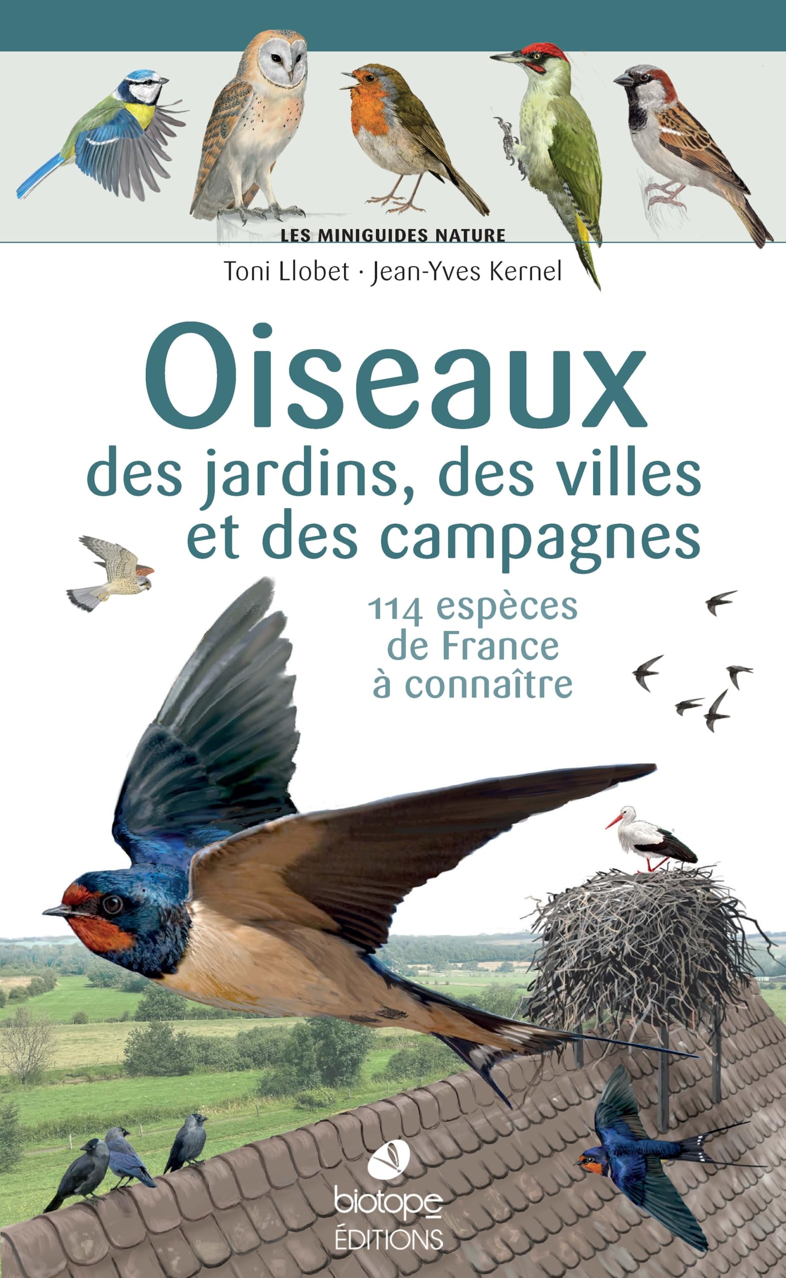 Les miniguides nature - Oiseaux des parcs, des jardins et des campagnes de France: 115 espèces à connaître