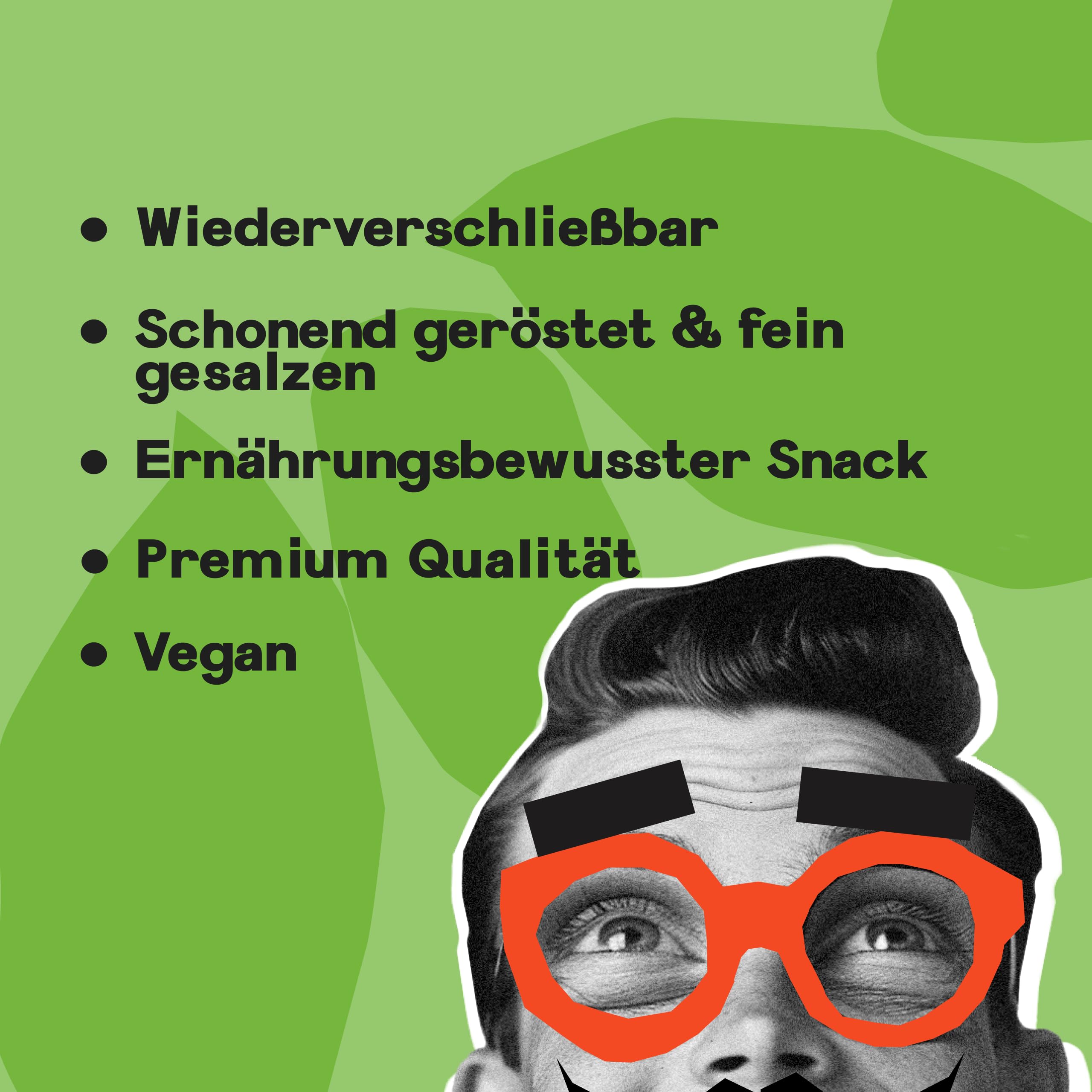 MagNuss Pistazienkerne | Geröstet, gesalzen & geschält | 12x 125g-Packung | Premium-Qualität | Reich an gesunden Nährstoffen | Perfekter Snack für unterwegs | Vegan und glutenfrei
