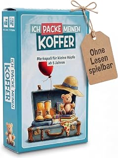 Ich packe meinen Koffer | Reise- & Ratespiel | Geschenk für Kinder ab 4 J.