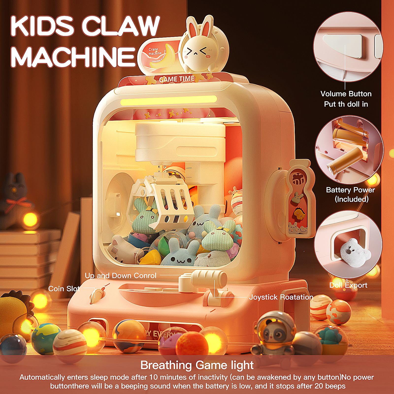 Claw Machine Toy Toy Unicorn Claw Machine For Kids,Mini Vending