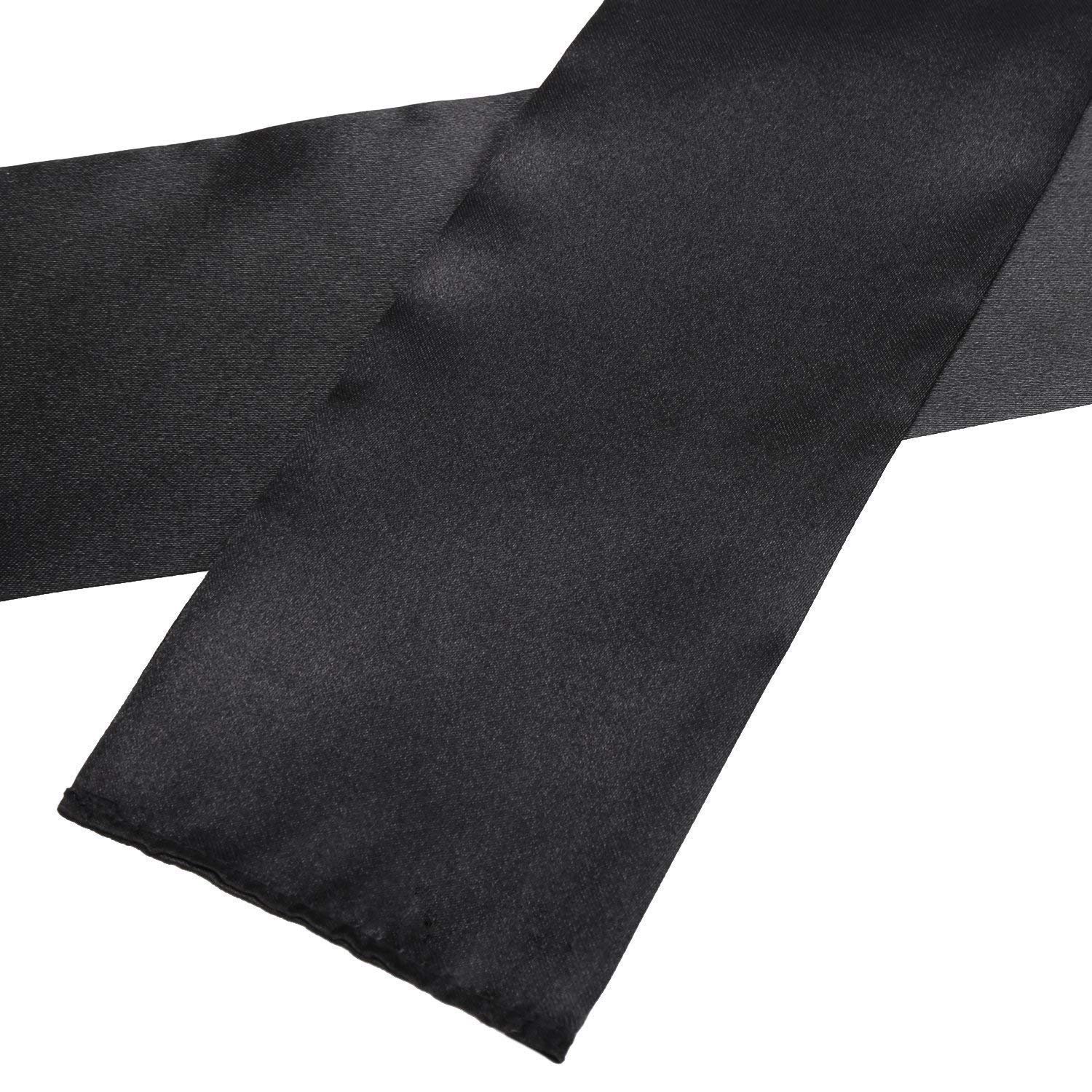 SM spielsatin occhio maschera maschera benda per gli occhi BDSM Feticcio Bondage Sex Toys per coppie nero