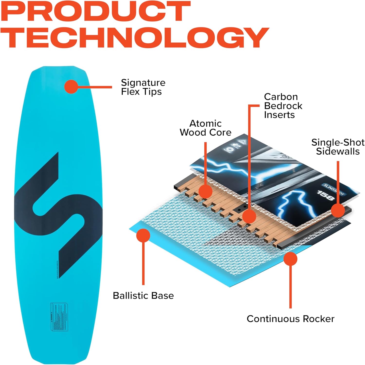 Slingshot Sports 2025 Volt Wakeboarding Board