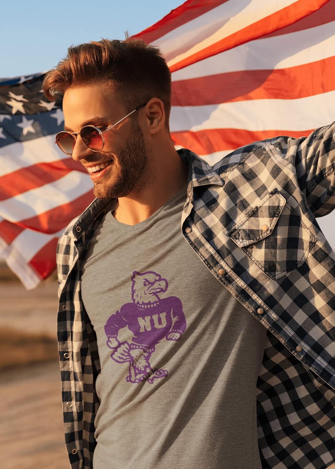 CreateMyTee | Niagara University Mascot T-Shirt
