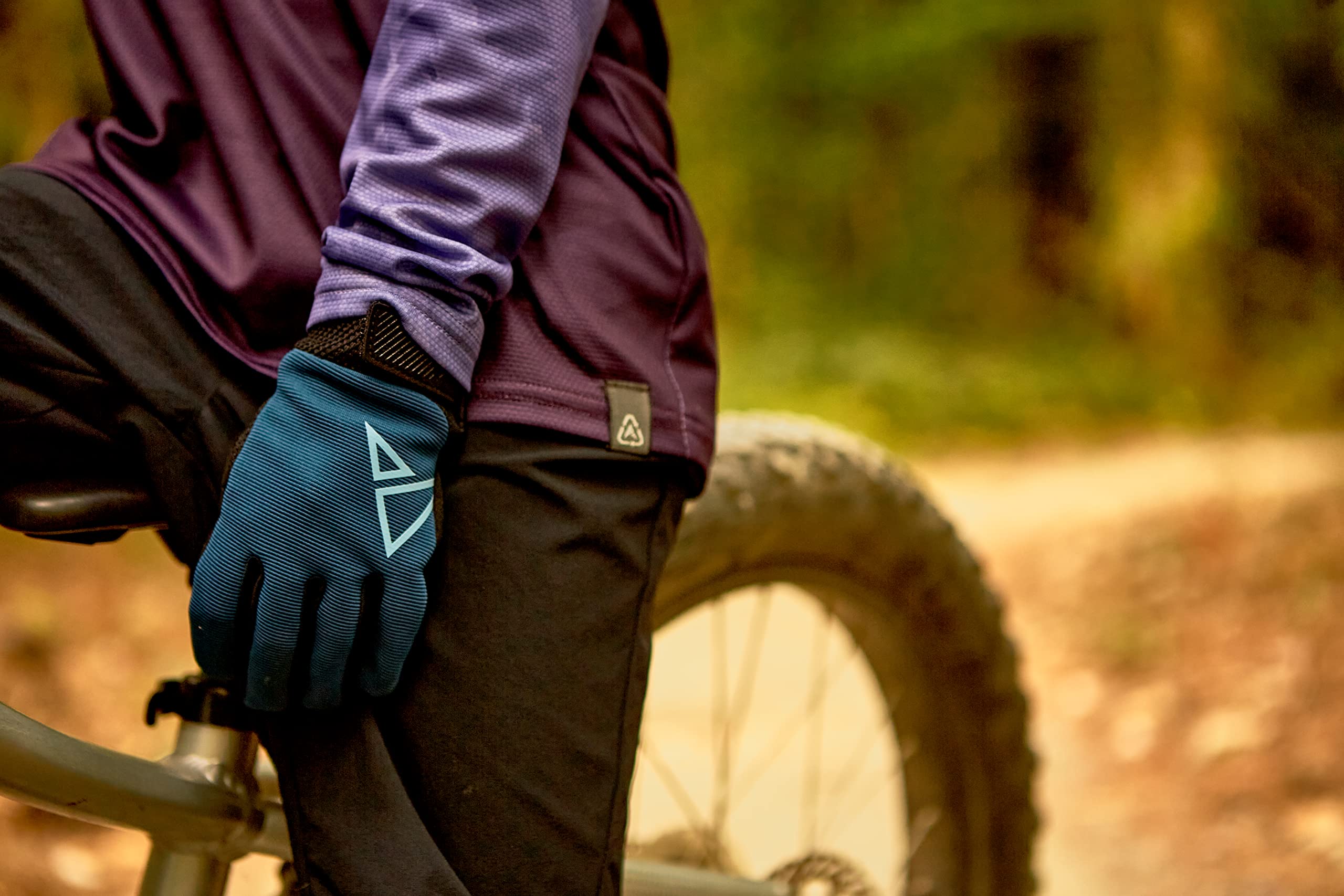 Altura Kids Unisex Spark Pro Trail MTB Cycling Glove - Blue - 10-12 Years