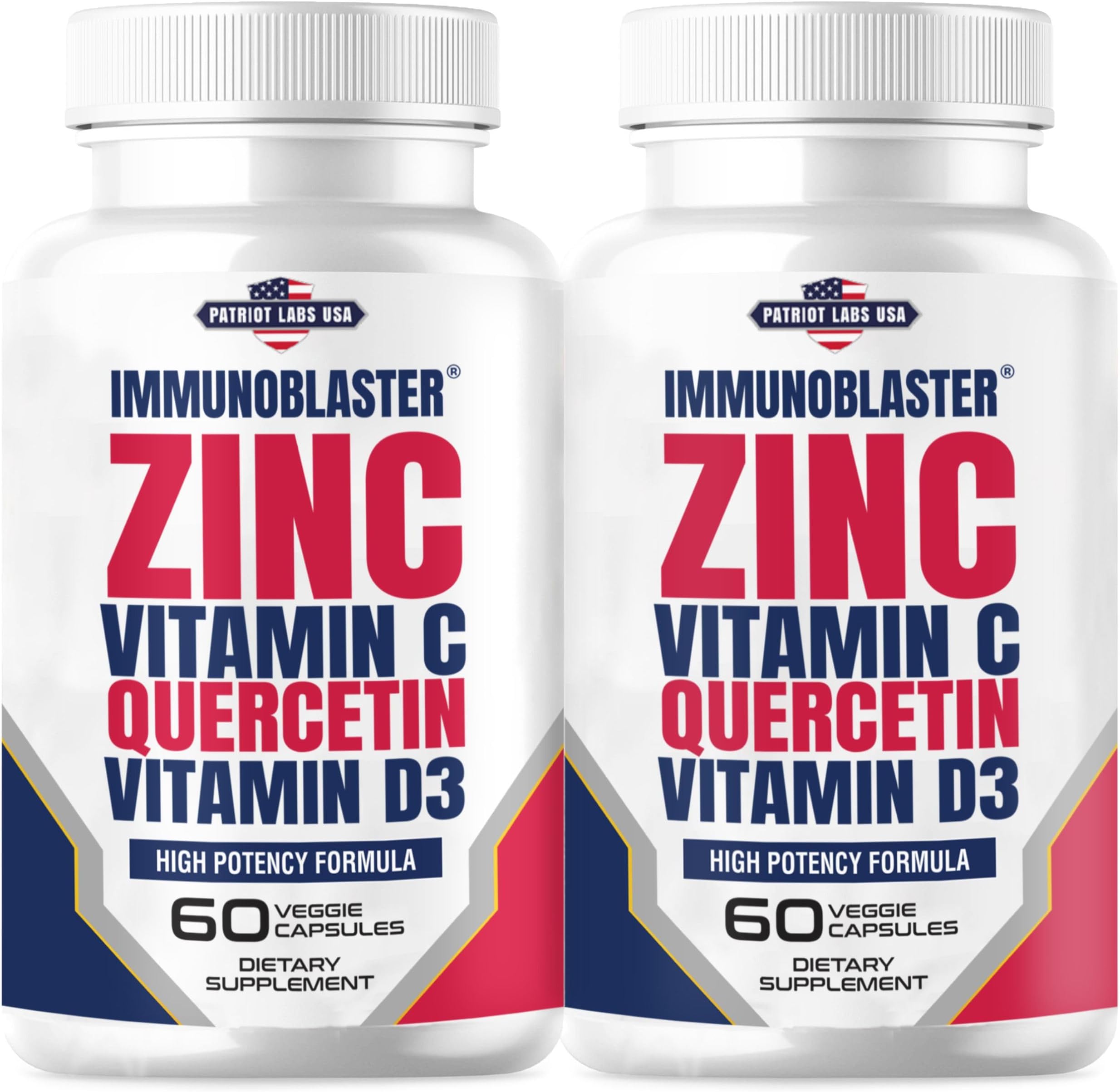 ImmunoBlaster Zinc Quercetin 500mg with Vitamin D and C