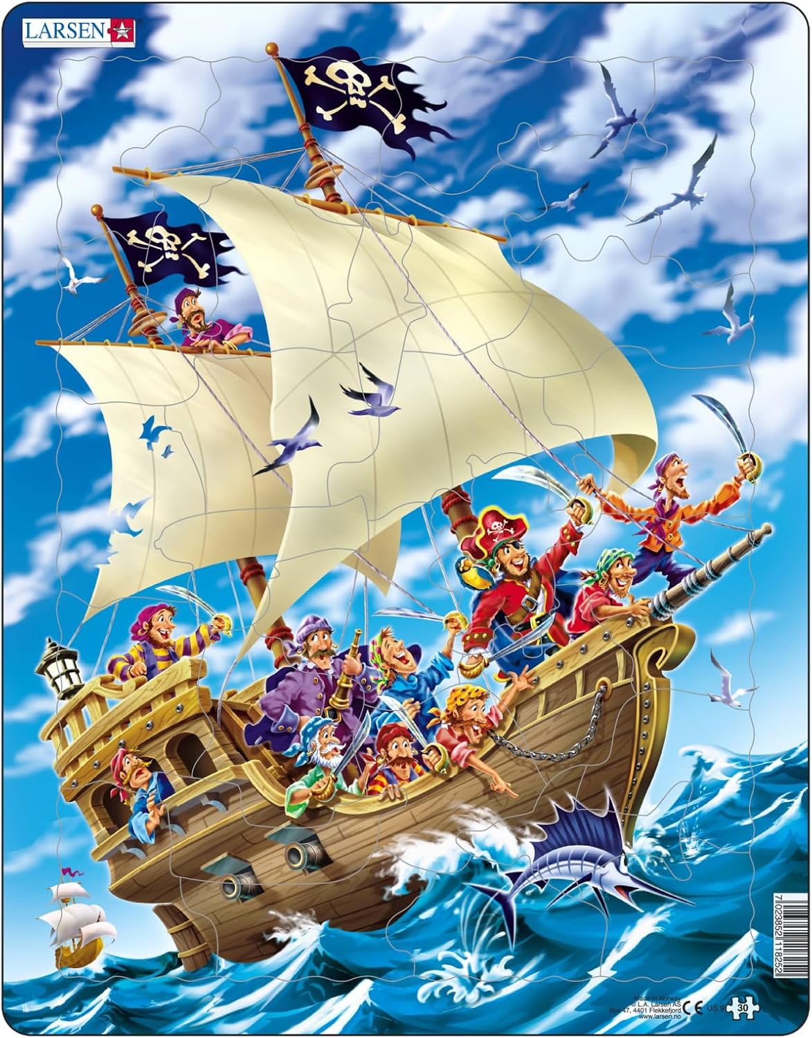 Larsen Pirates Puzzle (30 Piece)