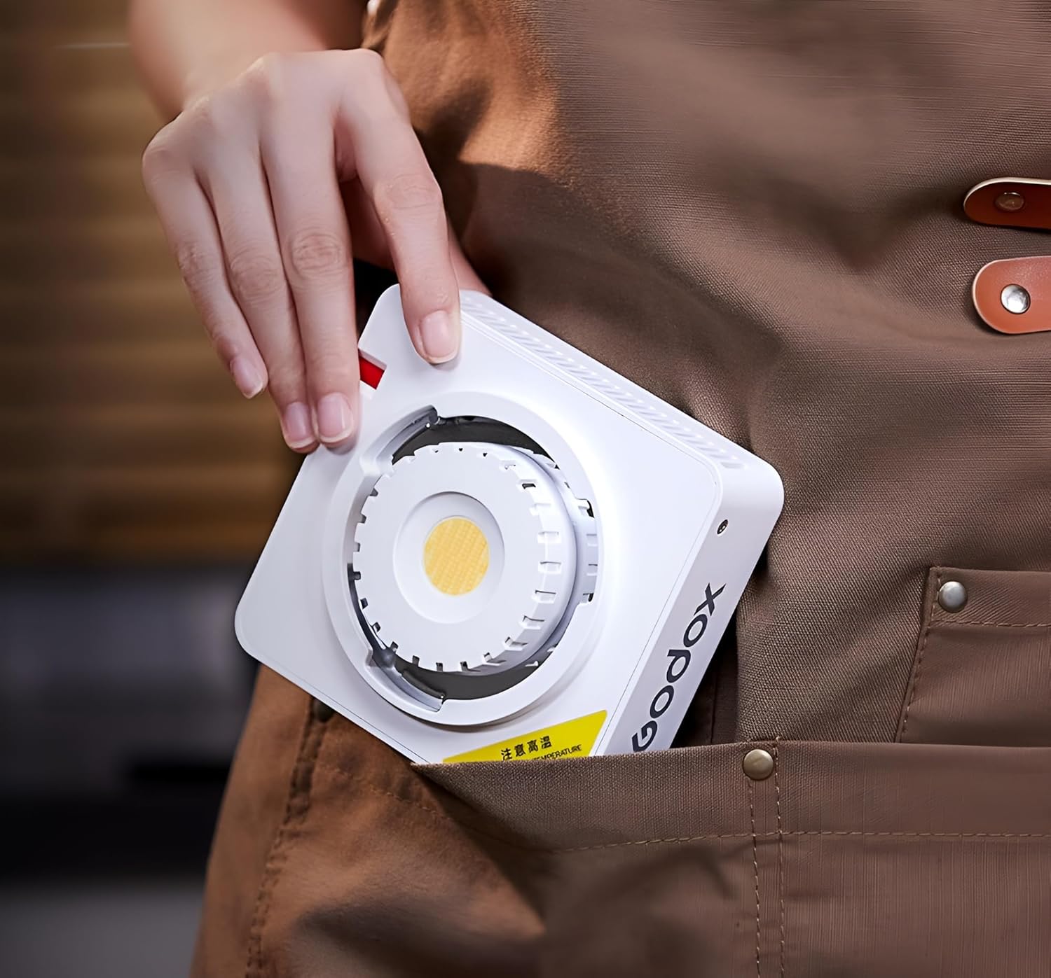 GODOX ML100BI Video Light, Output 120W, Color Temperature 2800-6500K, Dual Color Temperature LED Portable Video Light ≥97 TLCI ≥98, 11 Different Lighting Effects, Handheld with AK-B02 (ML100Bi Kit2)