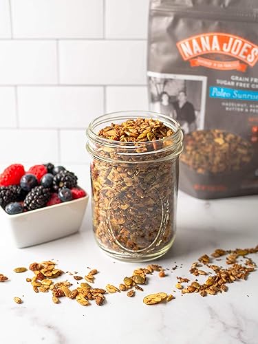 Miniatura 9 de Nana Joes Granola Paleo Series Paquete variado  Arándano, naranja y chocolate  Hecho a mano, sin gluten, vegano, saludable, a base de plantas,