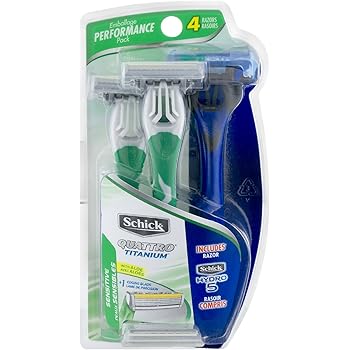 Amazon.com: Schick Quattro Titanium Disposable Razors for ...