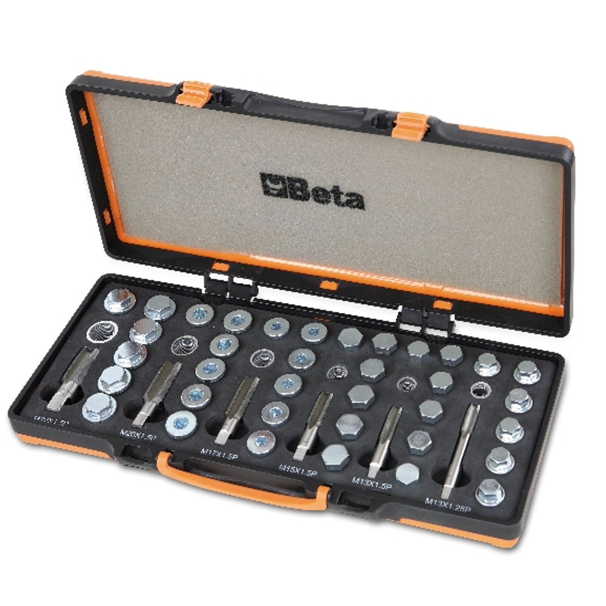 Beta 1495/C6 - Assortimento di utensili per la riparazione dei filetti della coppa olio