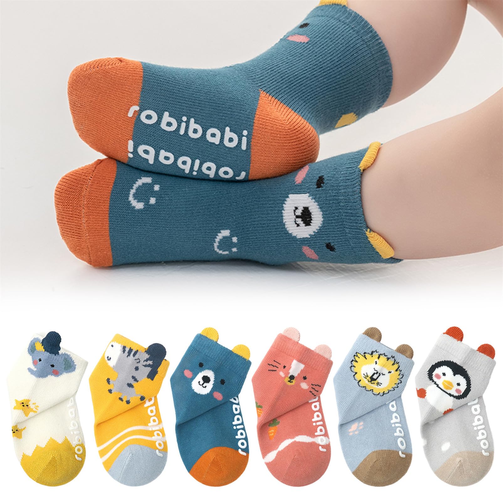 outfit spring Calzini Antiscivolo Bambino Bambina Calze Antiscivolo in Cotone Motivi Animali Neonata Bambini Calzini Invernali 0-12 Mesi 1-5 Anni Compleanno Regalo