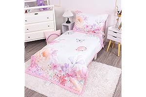 La Premura Blush Floral Butterfly Bluey Comforter