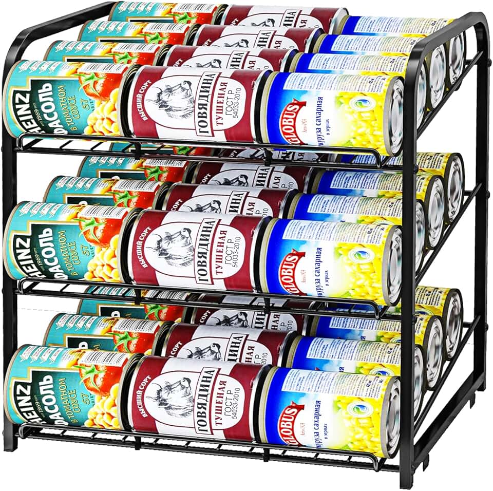 canned goods organizer for pantry