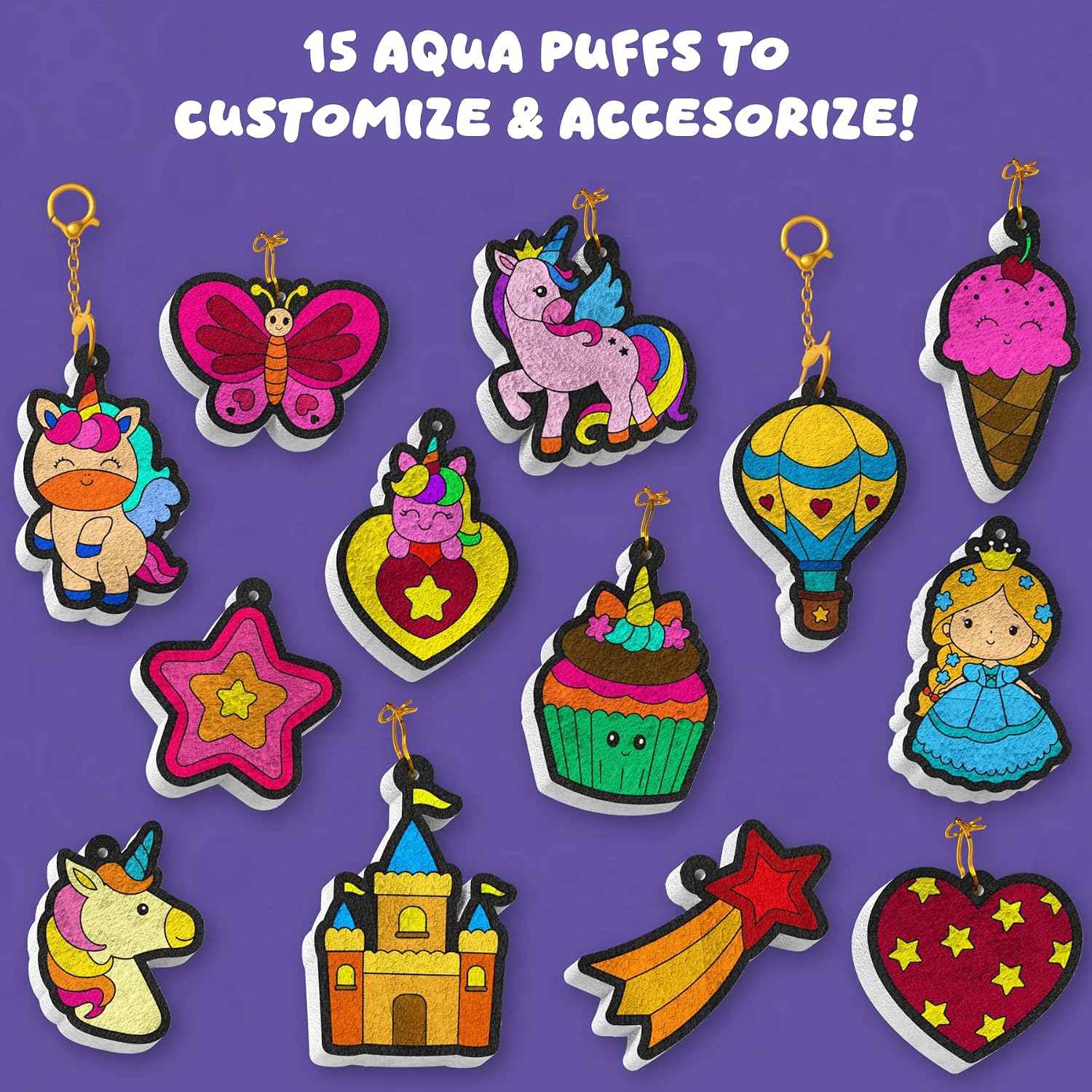 Skillmatics Aqua Puffs Unicorns Art Craft
