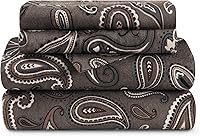 Vista 8 de Juego de sábanas de algodón con franela superior, franela, King