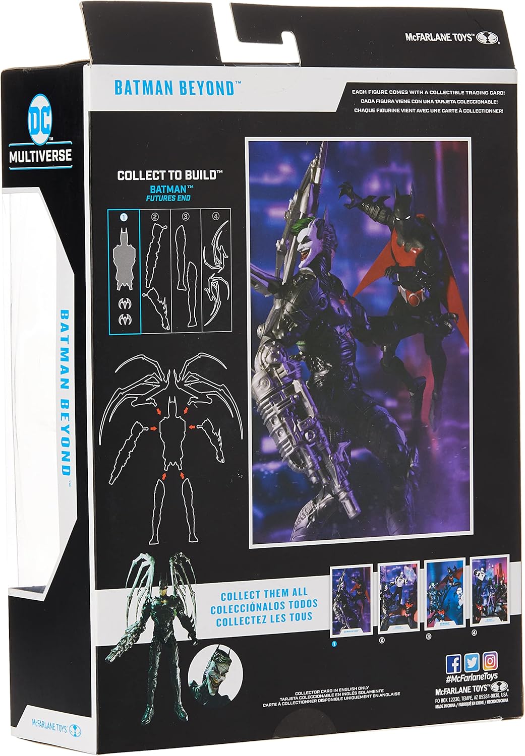 McFarlane Toys, Figura De Acción De Batman Beyond Shriek De 7 Pulgadas Con 22 Partes Móviles, Figura Coleccionable De DC Con Tarjeta De Personaje Coleccionable única, A Partir De 12 Años