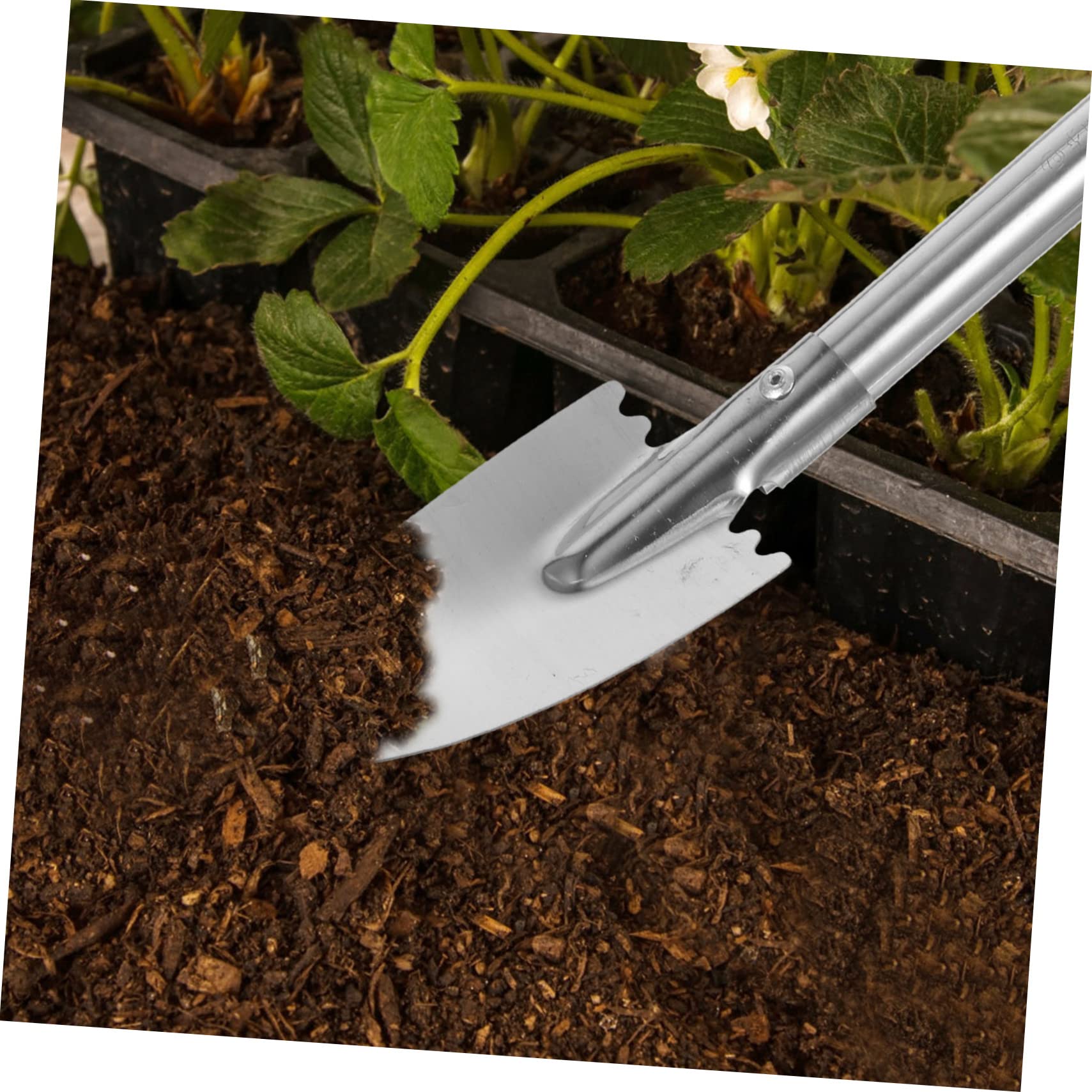BESPORTBLE 4 Juegos Pala De Jardín De Acero Inoxidable Perforar Podadoras De Jardín Cesta Herramienta Plantar Jardín Herramienta Camping Jardín Palas para Jardineria Pala De Mano 3 Piezas * 4