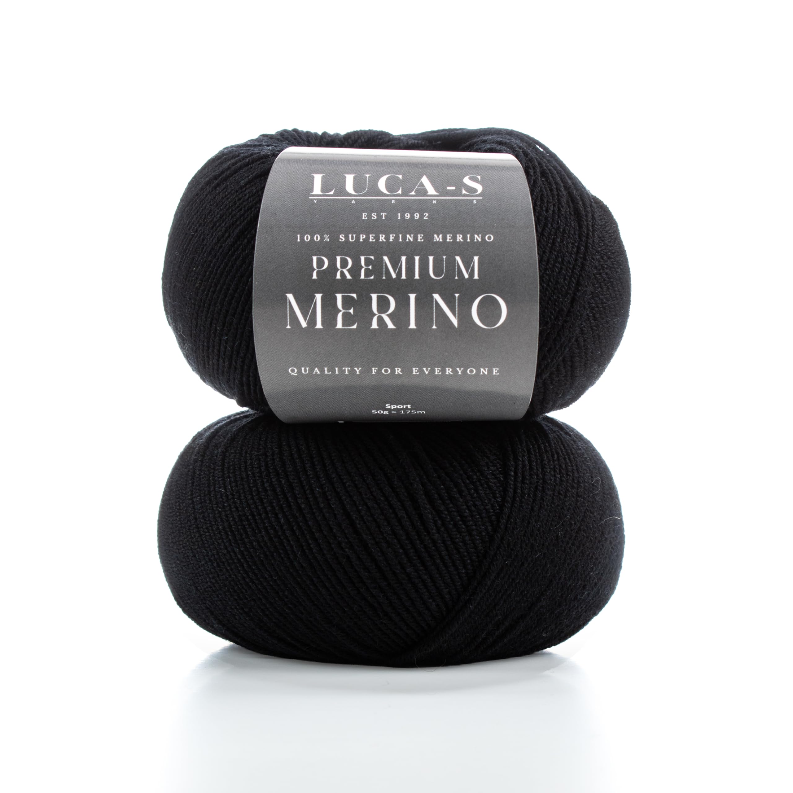2PCs Premium Merino Yarn 4Ply Wool, Superwash Baby Merino - 100% Pure Extra Fine Merino Knitting Crochet Wools 50G Ball