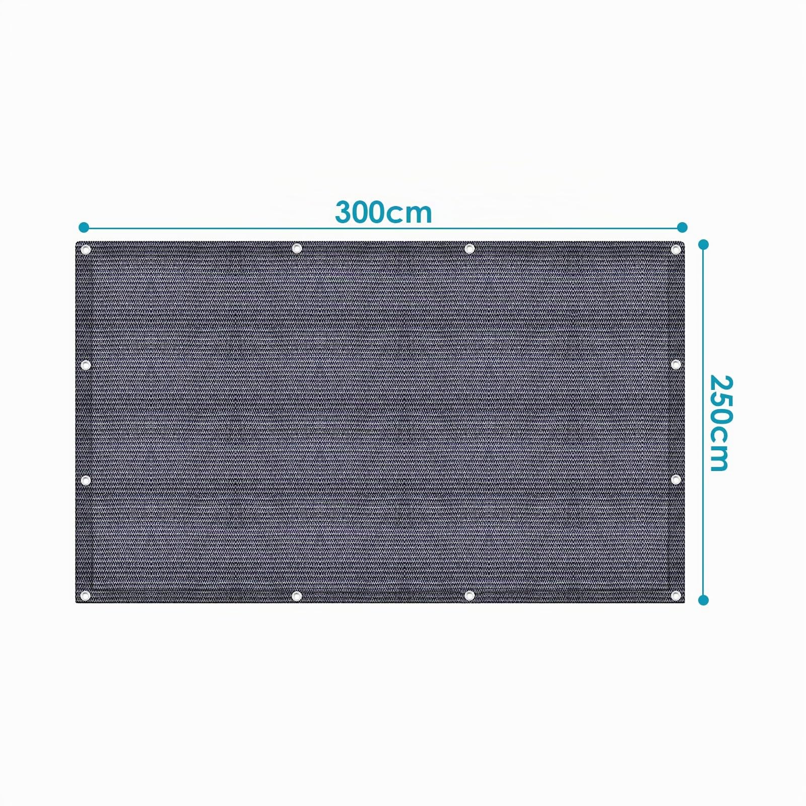 Tapis pour auvent de Camping, Respirant et antidérapant, Lavable, avec 12 Trous, 13 piquets et Sac de Transport
