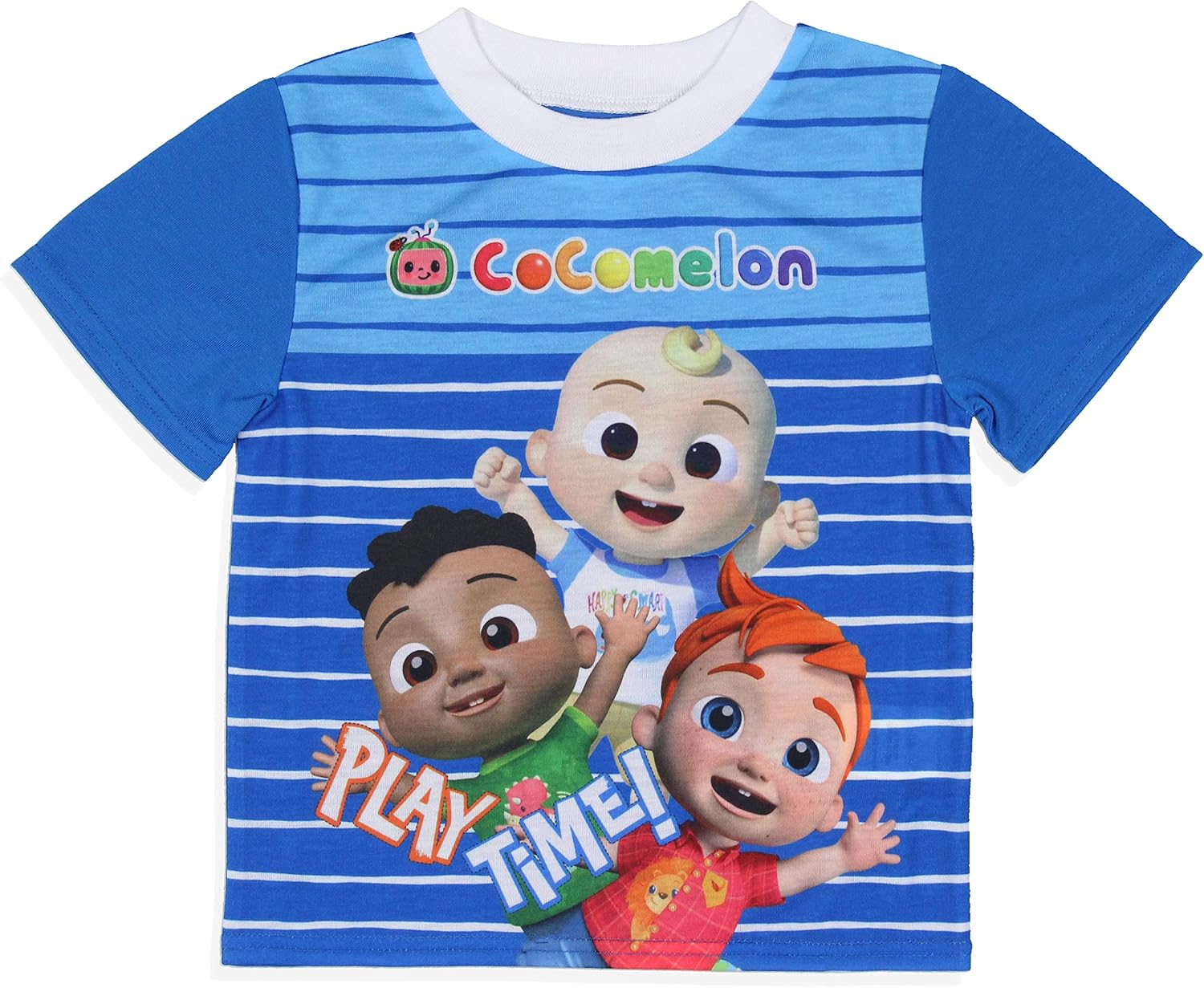Komar Kids CoComelon Toddler Boys' Play Time Short Sleeve Pajama Shirt Pants 2PC Set - Image 4