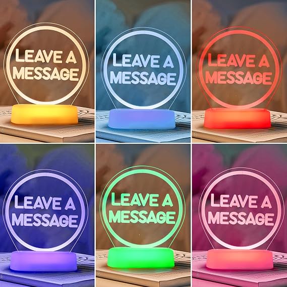 Audio Guest Book Phone, Retro Style Antique Audio guestbook Phone with Free LED Wedding Sign and A5 Vertical Photo Frame (Black)
