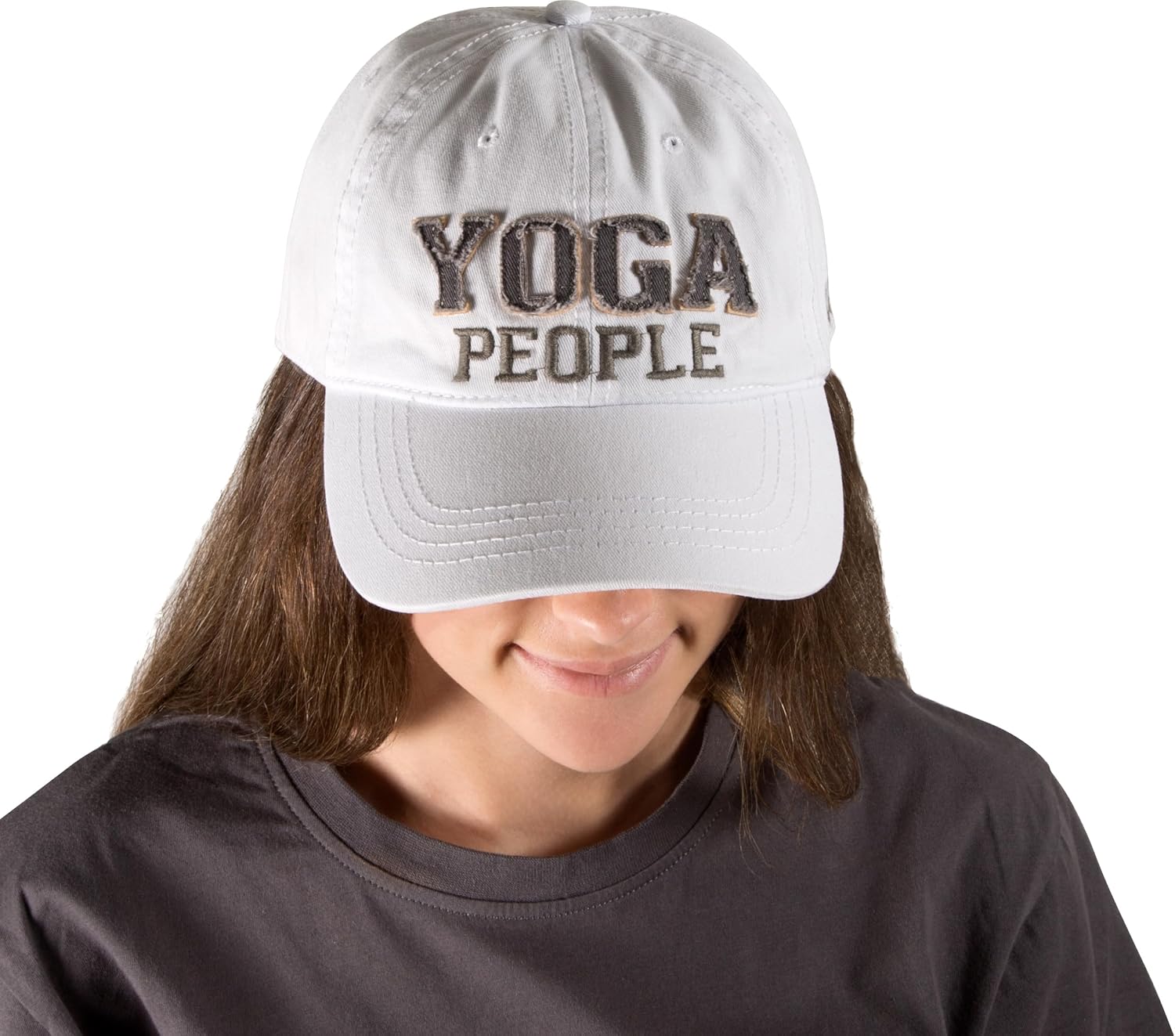 Pavilion Gift Company Camping People Adjustable Strap Cap