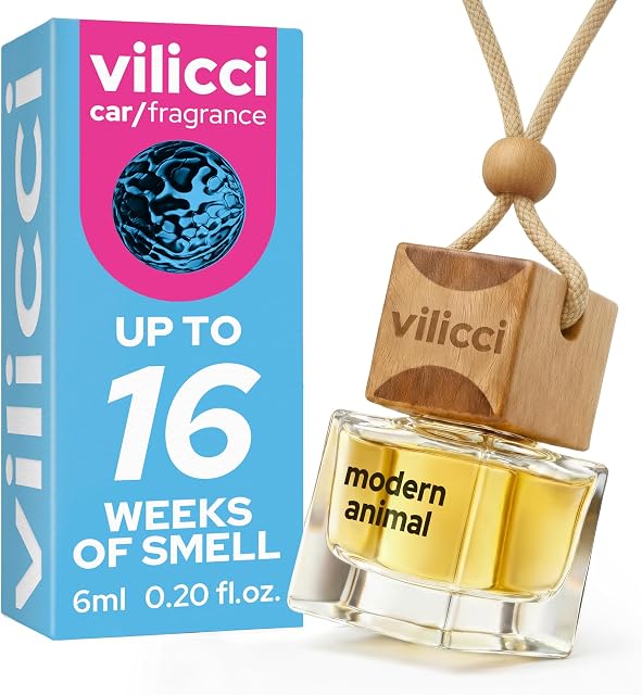 Vilicci Voiture Air Fraîcheur, parfum d'animal moderne, parfum de longue durée pour l'auto et la maison, 1 Bouteille de parfum de voiture