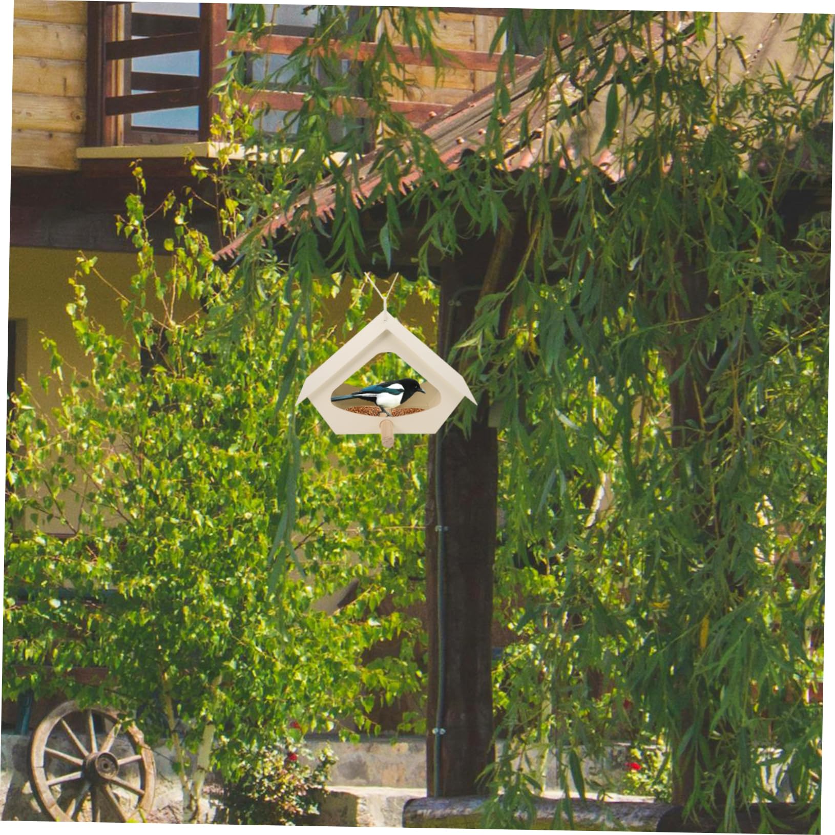 Comederos para Pájaros al Aire para Loros Comedero para Pájaros de Gran Capacidad Fácil de Colgar Y Limpiar Características