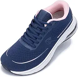 Tênis de caminhada feminino com bico largo para fascite plantar suporte de arco tênis ortopédico confortável para joanete pés alívio da dor EUA 6-11