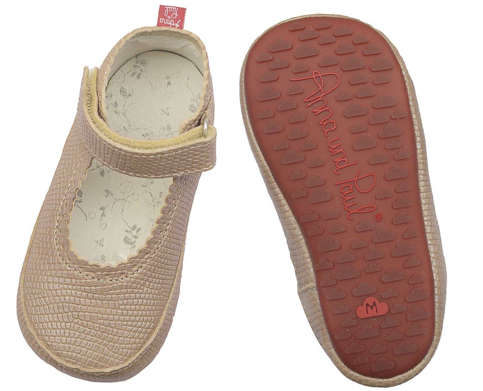 Girls' First Walking Shoes Beige beige L - 22 - approx. 14.1 cm - 16-22 Months