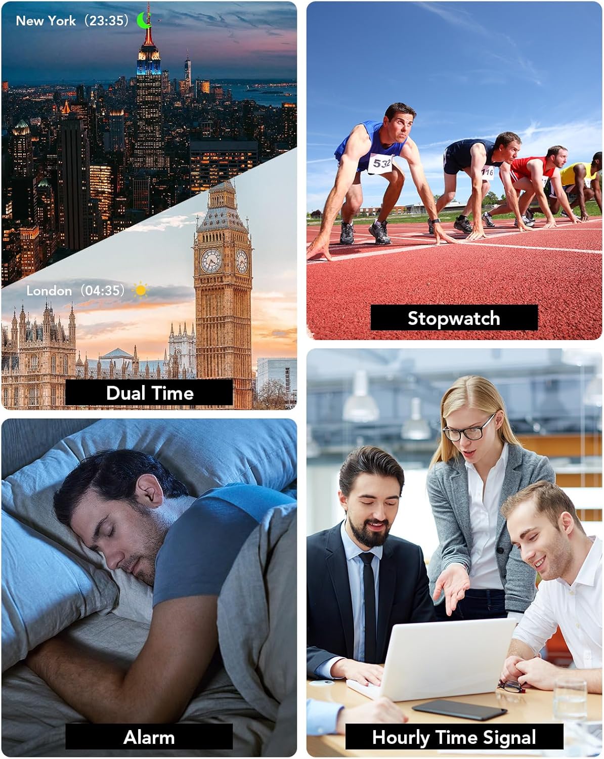 CIVO Digital Watches for Men Women: Sports Waterproof Wristwatch with Stopwatch Alarm Date - LED Backlight Big Numbers Silicone Watch for Outdoor Camping Hiking Cycling - Image 5