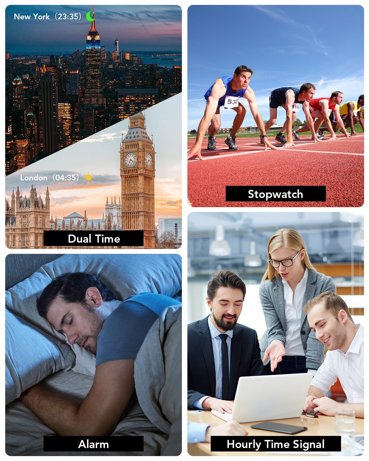 CIVO Digital Watches for Men Outdoor: Waterproof Sport Watch with Stopwatch Alarm Date - LED Backlight Countdown for Running and Cycling