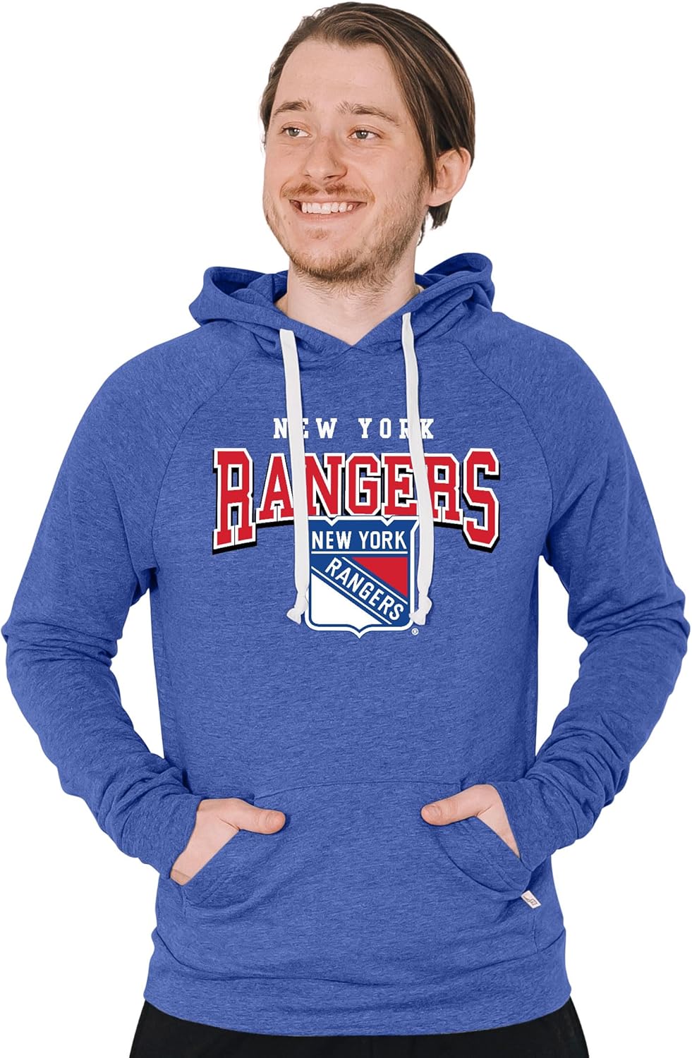 Blue 84 NHL unisex-adult Nhl Officially Licensed Tri-blend Hooded Sweatshirt High Sticking - Image 2