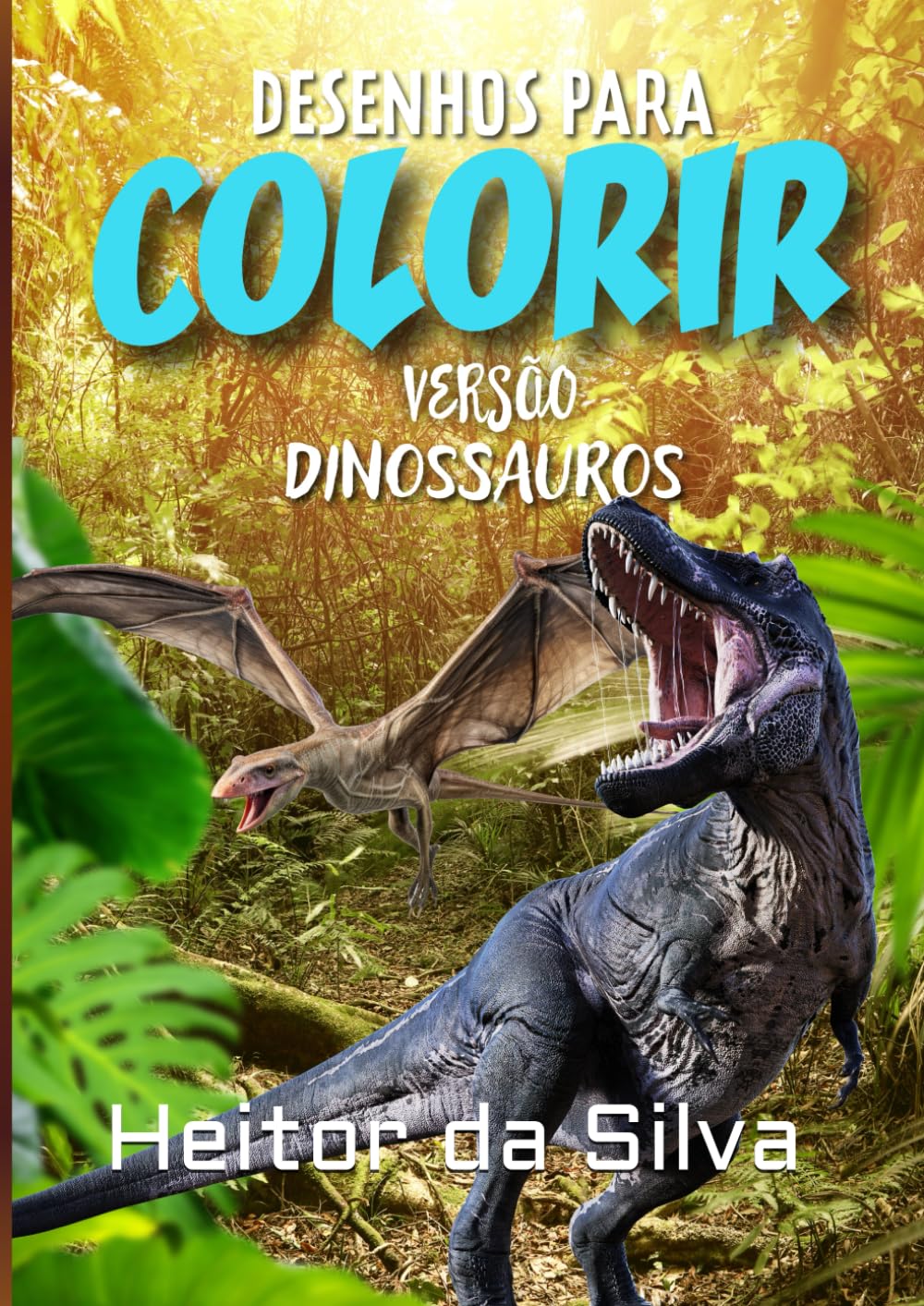 Desenhos para Colorir: Versão Dinossauros