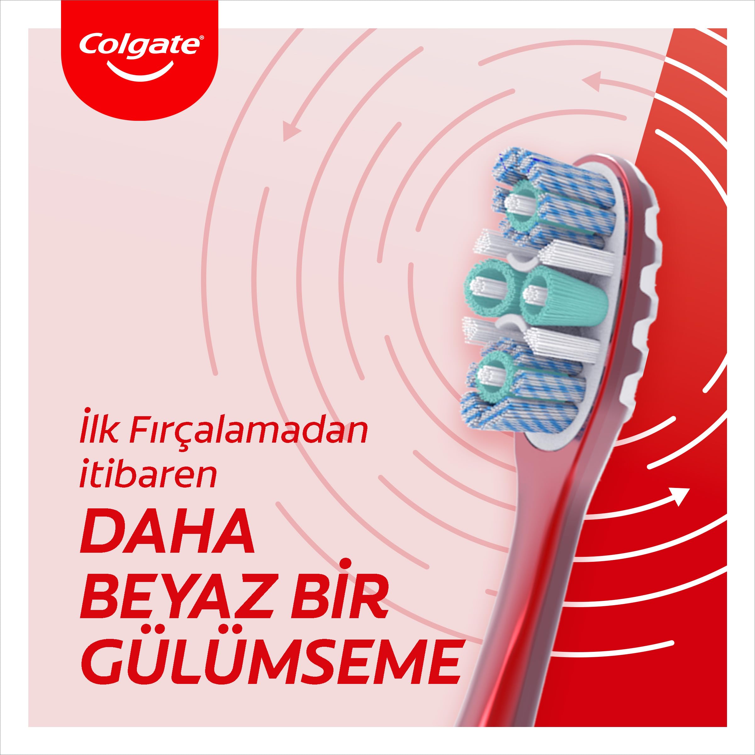 Colgate 360 Gelişmiş Optik Beyaz Yumuşak Beyazlatıcı Diş Fırçası
