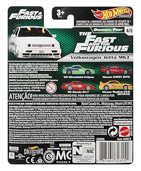 希少　レア車　新品　ワイルドスピード　1995　Volkswagen　Jetta Rare Racing Champions The Fast And The Furious 1995