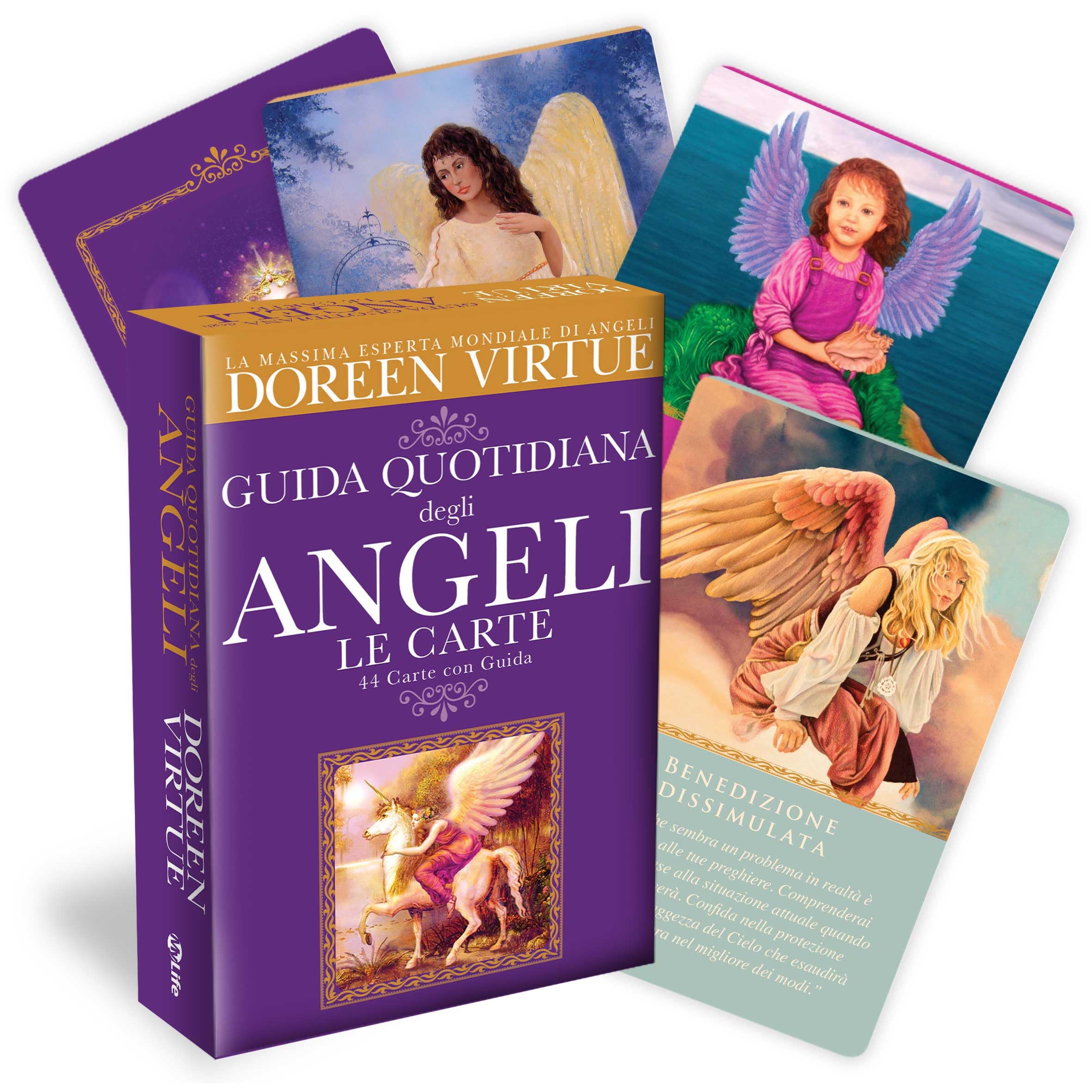 Guida Quotidiana degli Angeli 44 Carte con Guida
