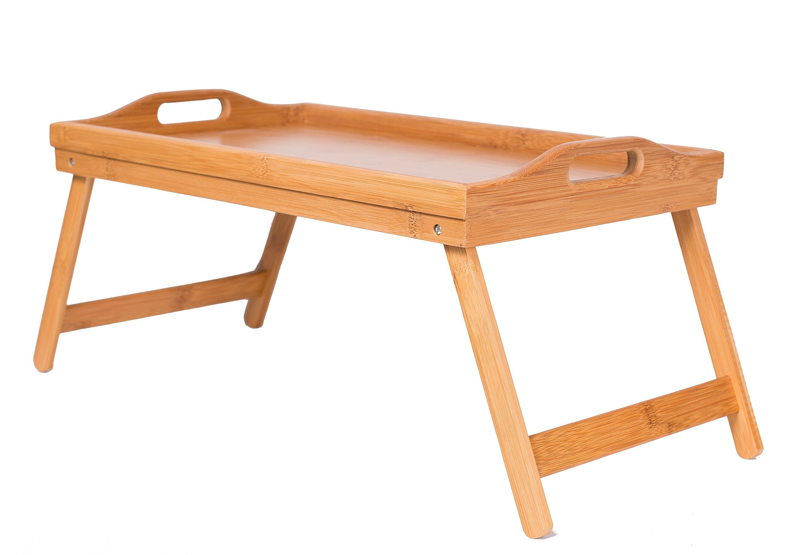 Buy BirdRock Home Bamboo Lap Desk Bed Tray Handles Foldable
