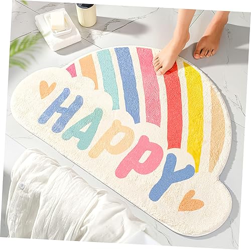 Miniatura 5 de Cabilock Alfombra de baño arco iris, alfombra de baño, alfombra de inodoro, alfombra de bienvenida arco iris, alfombra de bienvenida arco iris,