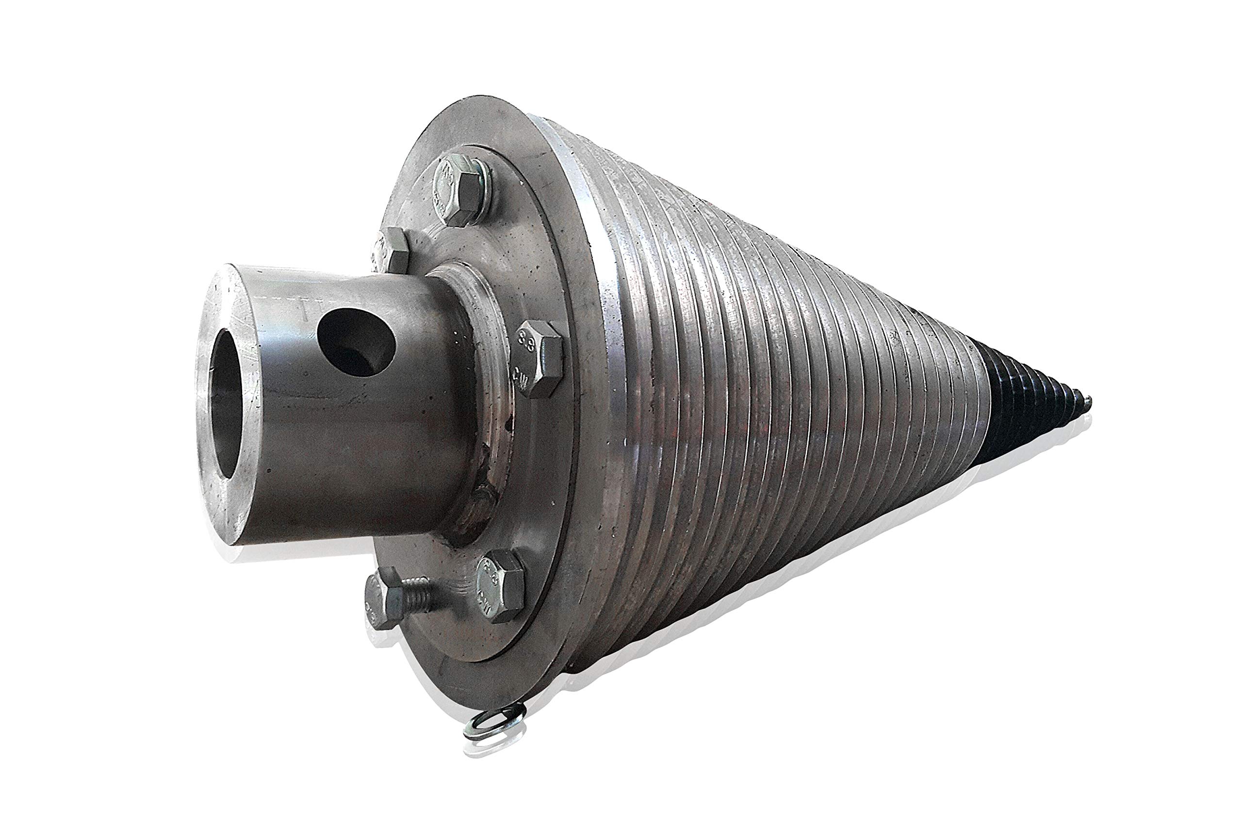 Drillkegel 230 mm Spaltgerät 230/2/+F3T Drillkegel Kegelspalter Holzspalter mit Flansch für Rotator 3T