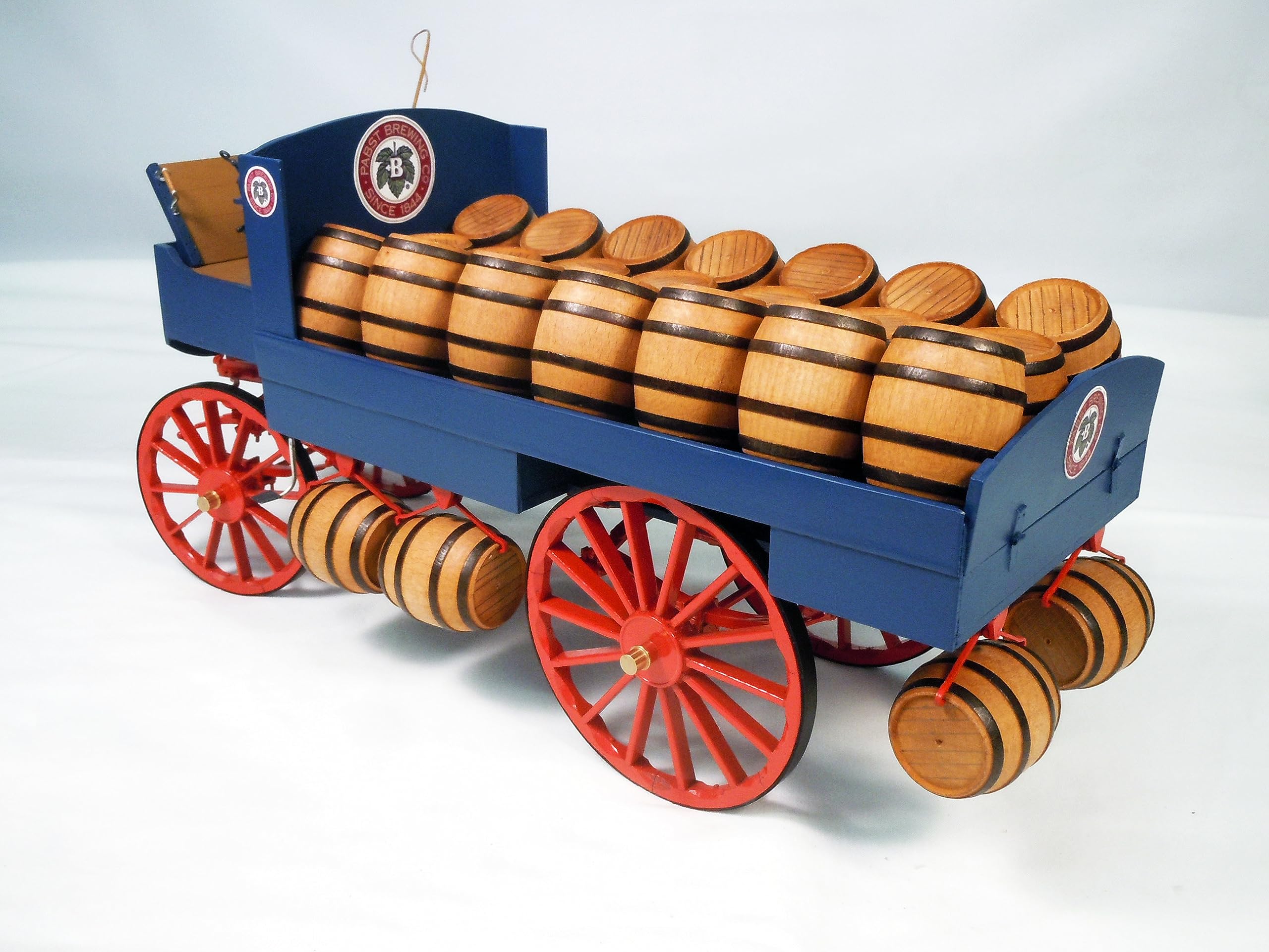 Model Trailways Old West Beer Wagon 1:12 Scale Length 12.75" Historically Accurate Wood and Metal kit to Assemble for Adults DIY - Image 4