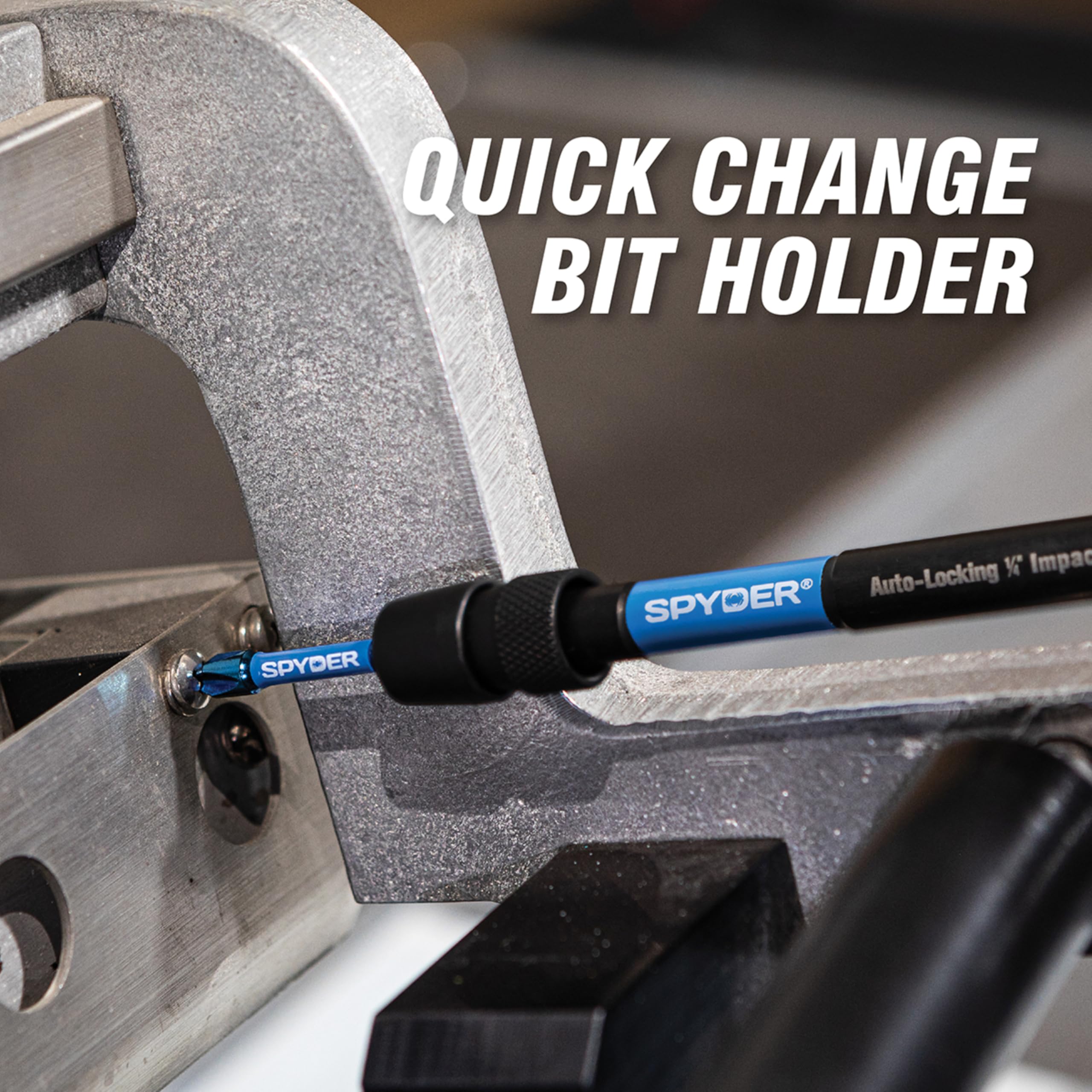 Spyder 12-inch Dual Hex8 and Hex10 Locking Hole Saw