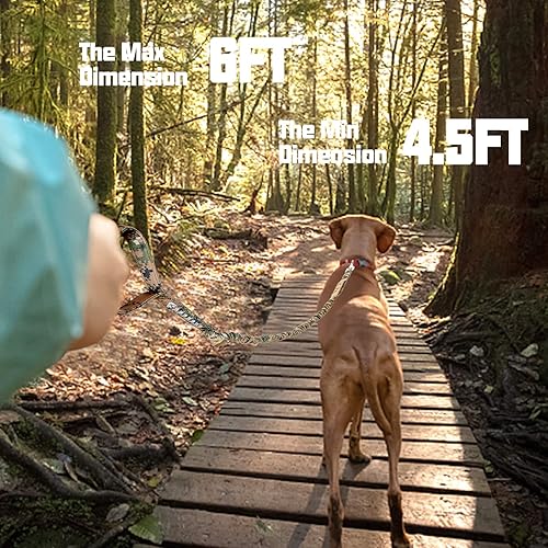 Miniatura 4 de Auroth Arnés táctico para perros con correa resistente para perros de razas grandes, chaleco reflectante de entrenamiento para perros sin tirones