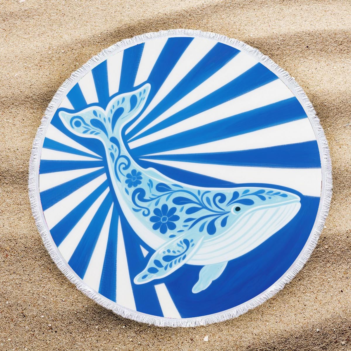 1/2PACK 145 cm Microfibra Floreale a Secco a Secco rapido a Secco, Asciugamano Privo di Sabbia e assorbenti per Spiaggia, Viaggi, Campeggio, Palestra